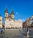 Church on Old Town Square, Prague Royalty Free Stock Photo